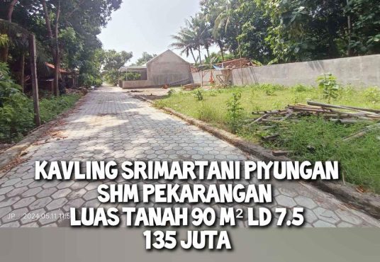 Tanah Murah Srimartani Piyungan