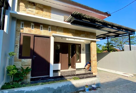 Rumah baru mewah modern dalam cluster 9 unit lokasi strategis dekat sd model