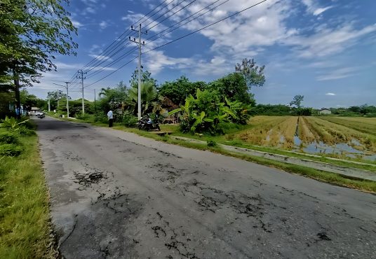 Tanah Pekarangan Murah STRATEGIS tepi Aspal di Jragung Jogotirto dekat Wisata Lava Bantal