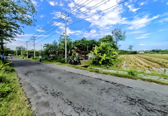 Tanah Pekarangan Murah STRATEGIS tepi Aspal di Jragung Jogotirto dekat Wisata Lava Bantal