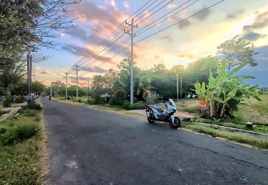 Tanah Pekarangan Murah STRATEGIS tepi Aspal di Jragung Jogotirto dekat Wisata Lava Bantal