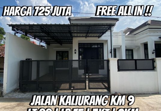 Rumah Baru Siap Huni Jakal km 9 Dekat UGM