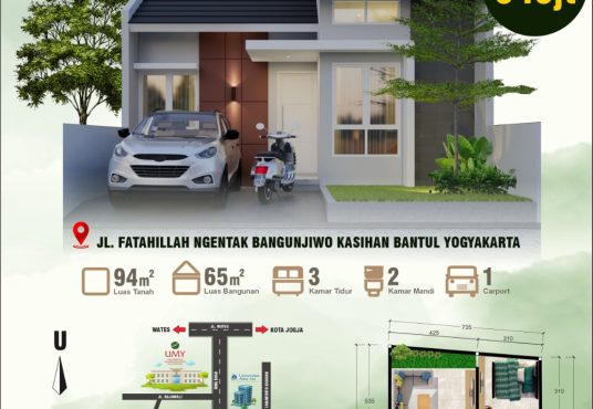 Rumah Minimalis SIAP BANGUN dekat Kampus UMY