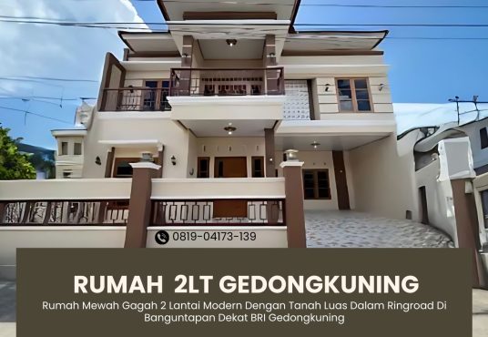 Rumah Mewah 2 lantai Jl. Gedongkuning