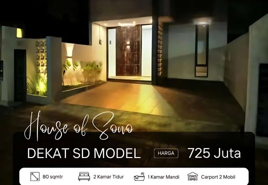 Rumah minimalis modern dekat SD Model