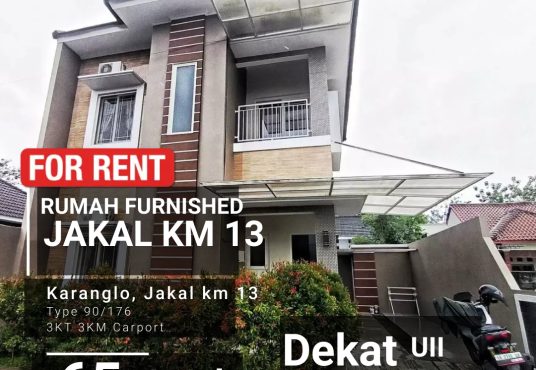 Rumah disewakan dekat Kampus UII