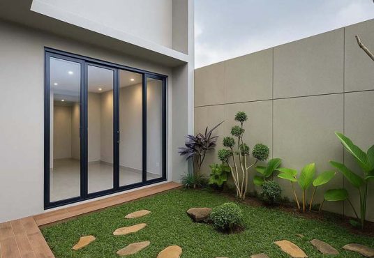 Rumah Mewah 2 Lantai Kontemporer dekat Balai Desa Purwomartani