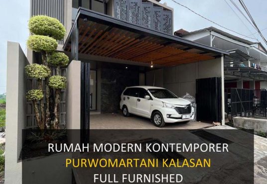 Rumah Mewah 2 Lantai Kontemporer dekat Balai Desa Purwomartani