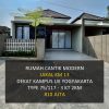 Rumah Cantik Modern Minimalis dekat Kampus UII