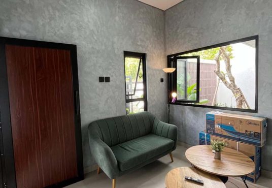 Rumah 2 Lantai Mezanin dekat Budi Mulia Tajem