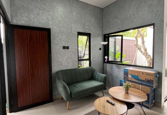 Rumah 2 Lantai Mezanin dekat Budi Mulia Tajem