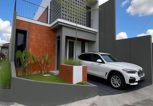 Rumah Cantik Modern Naturalis Estetik 2 Lantai di Sewon dekat Kampus ISI