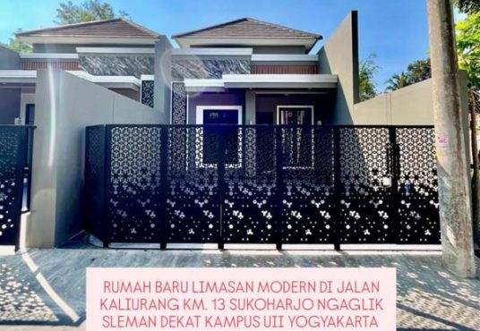 Rumah Limasan Modern Cantik Di Jalan Kaliurang Km13 Dekat Kampus UII