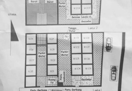 Dijual Kost 24KT dengan Kamar mandi dalam dekat Kampus UII