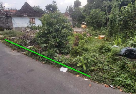 Tanah Kavling Pekarangan Strategis 120 m2 Dekat Kampus UII