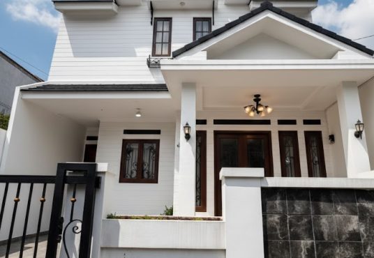 Hunian Modern Klasik 2 Lantai Fasade Mewah Siap Huni di Perumahan Griya Perwita Wisata dekat UII