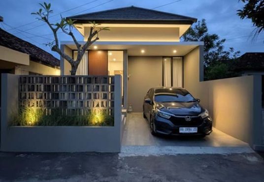 Rumah Modern Industrialis Full Furnished Dekat Pasar Godean