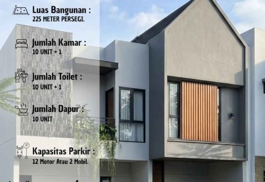 Dijual Kost Exclusive Semi Apartemen dekat Kampus UPN/AMIKOM