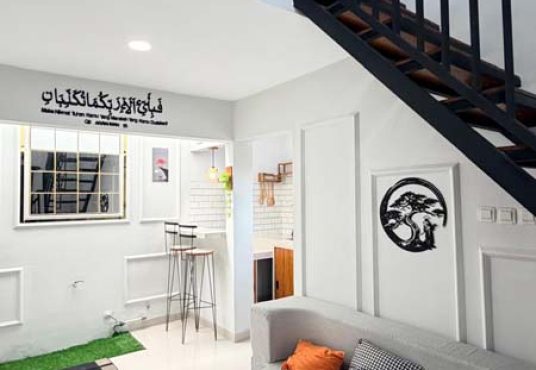 RUMAH JAPANDI FULL FURNISHED MEZANIN DI WIROKERTEN BANGUNTAPAN