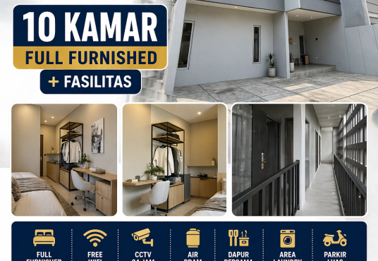 Dijual Kost Exclusive Semi Apartemen dekat Kampus UPN/AMIKOM