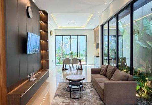 Rumah Baru Industrial Modern Full Furnished di Purwomartani