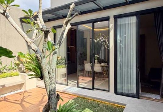 Rumah Baru Industrial Modern Full Furnished di Purwomartani