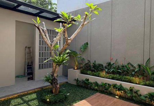 Rumah Baru Industrial Modern Full Furnished di Purwomartani