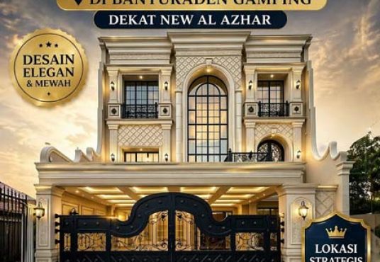 Rumah Mewah 3 Lantai Banyuraden Gamping Sleman