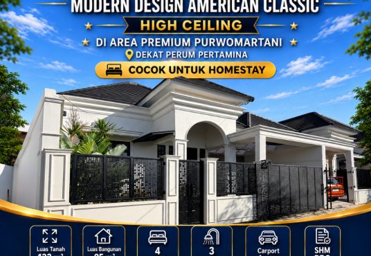 RUMAH MEWAH AMERICAN CLASSIC PURWOMARTANI