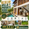 FOR SALE – VILLA PRIVATE POOL JALAN PALAGAN KM 14 SLEMAN YOGYAKARTA