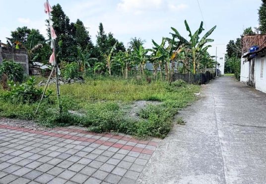 Tanah Cantik SHM Pekarangan dalam Cluster 4 Unit di Cebongan Sleman