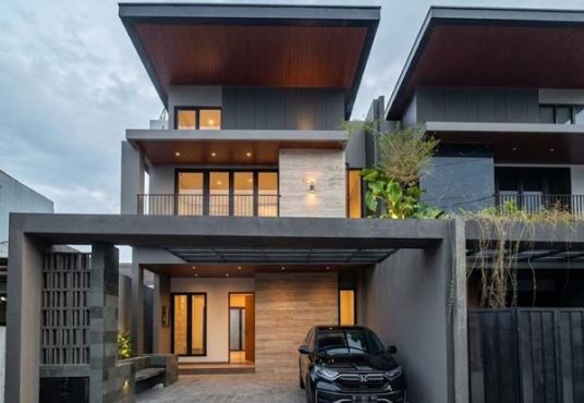 Rumah Modern Kontemporer 2 Lantai Lingkungan Premium dekat Hotel Hyatt
