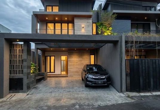 Rumah Modern Kontemporer 2 Lantai Lingkungan Premium dekat Hotel Hyatt