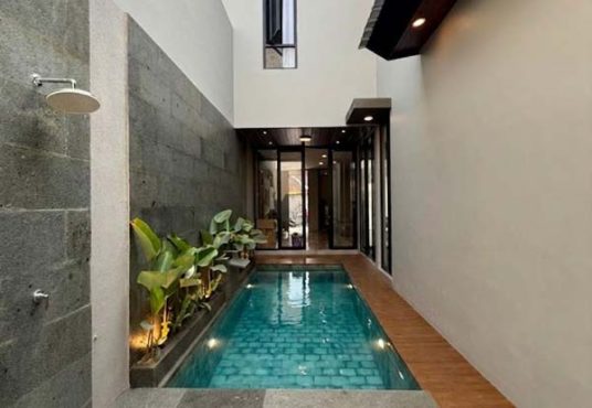 Rumah Kontemporer Modern 2 Lantai Full Furnished Private Pool Di Jalan Kaliurang Km 10