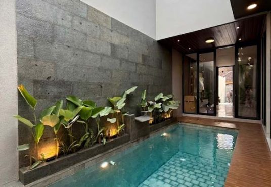 Rumah Kontemporer Modern 2 Lantai Full Furnished Private Pool Di Jalan Kaliurang Km 10
