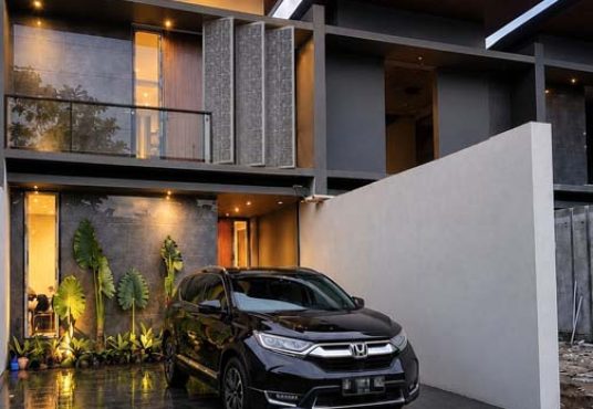 Rumah Kontemporer Modern 2 Lantai Full Furnished Private Pool Di Jalan Kaliurang Km 10