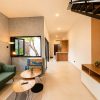 Rumah Desain Modern dan Estetik 2 Lantai Mezanin dekat Budi Mulia Tajem