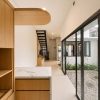Rumah Desain Modern dan Estetik 2 Lantai Mezanin dekat Budi Mulia Tajem