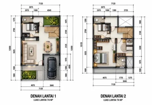 Rumah Baru 2 Lt Kontemporer Modern Dalam Perumahan Di Sendangtirto Berbah Sleman Dekat Jogja TV