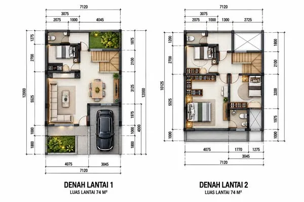 Rumah Baru 2 Lt Kontemporer Modern Dalam Perumahan Di Sendangtirto Berbah Sleman Dekat Jogja TV