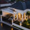Rumah Mewah American Classic Konsep Villa Dengan Private Pool Furnished Utara Jogja Bay