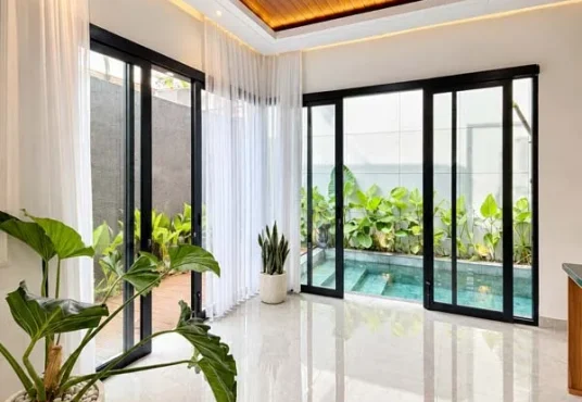 Rumah Modern Kontemporer 2 Lantai + Kolam Renang Lingkungan Premium dekat Hotel Hyatt