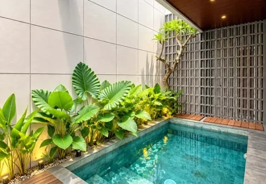 Rumah Modern Kontemporer 2 Lantai + Kolam Renang Lingkungan Premium dekat Hotel Hyatt
