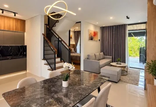 Rumah Mewah 2 Lantai Kontemporer Modern Full Furnished di Wedomartani Ngemplak Sleman