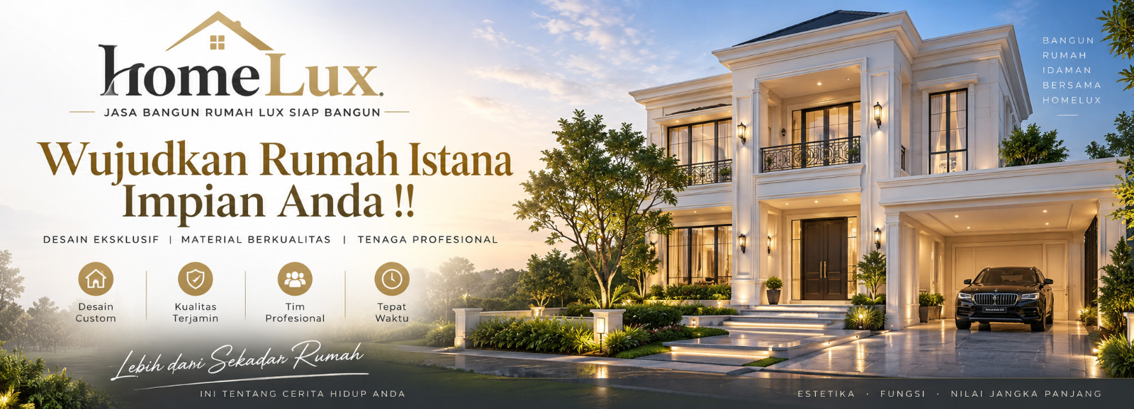 HomeLux – Jasa Bangun Rumah Lux Siap Bangun