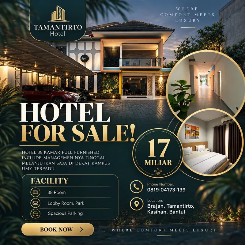 hotel for sale @tamantirto