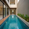 Rumah 2 Lantai Modern Kontemporer Kolam Renang di Kadirojo Purwomartani