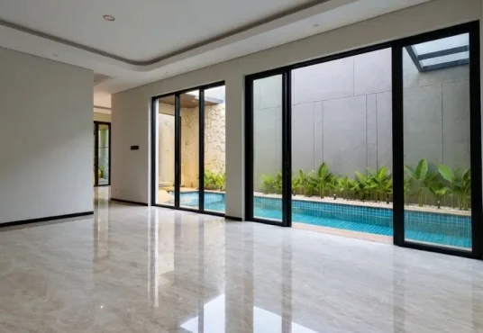 Rumah 2 Lantai Modern Kontemporer Kolam Renang di Kadirojo Purwomartani
