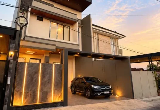 Rumah Mewah 2 Lantai Tropis Kontemporer Modern Di Purwomartani Sleman