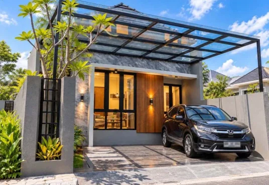Rumah Cantik Modern Limasan Kontemporer di Margoagung Seyegan Sleman